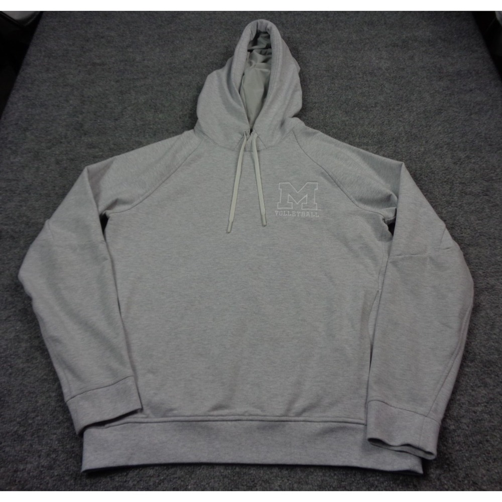 Lululemon Mens City Sweat Pullover Hoodie Light Gray Sz M LM3ATLS
